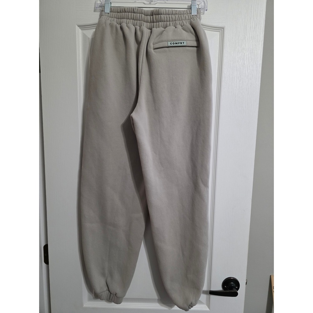 Comfrt Everyday Jogger Sweatpants Unisex Small Bone High Rise Tik Tok Viral Cozy